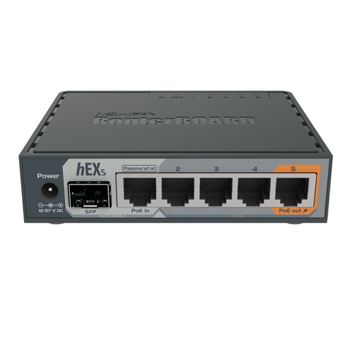 [021267] [RB760iGS] Mikrotik - hEX S with case