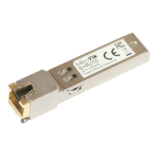 [021272] [S+RJ10] Mikrotik - RJ45 SFP+ 10/100/1000M/2.5G/5G/10G copper module