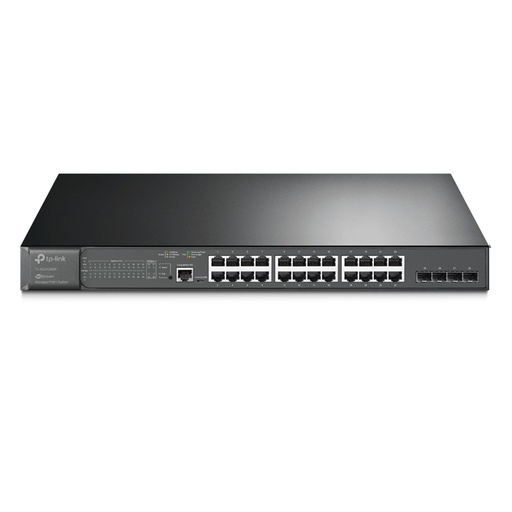 [021346] [TL-SG3428MP] TP-Link - Switch Administrable JetStream de 28 Puertos Gigabit L2 con PoE+ de 24 Puertos
