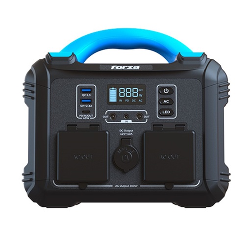 [061056] [FPP-T300] Forza - Titan 300W Generador electrico portatil 110V/120V 2AC/6DC