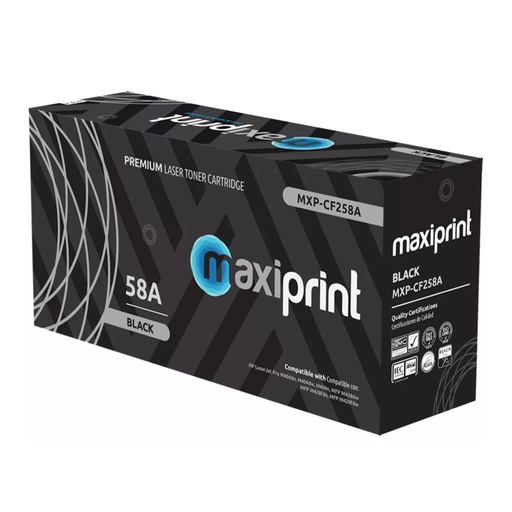 [100215] [MPX-CF258A] Maxiprint - Toner Maxiprint Compatible con HP CF258A negro
