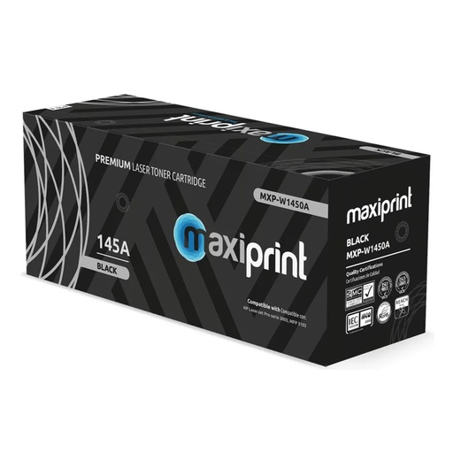 [100217] [MXP-W1450A] Maxiprint - Toner Maxiprint Compatible con HP W1450A serie 145A negro