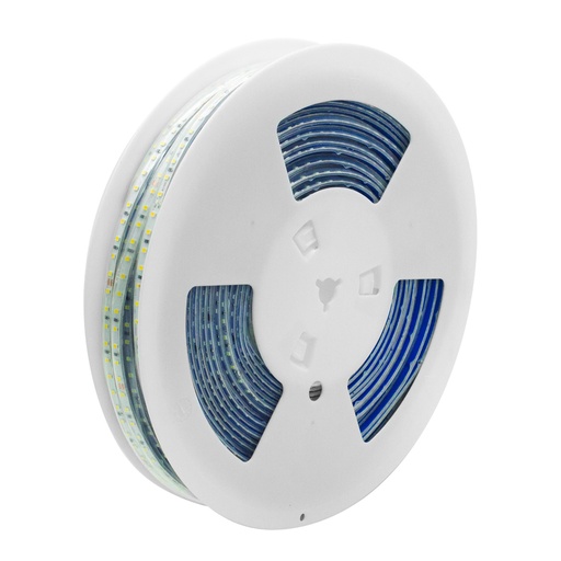 [050761] [CINTA-5MM-6K]Lucerna - Cinta LED Ultra Delgada 5mm 120V 6000K + 10 Conectores [50 Metros] 