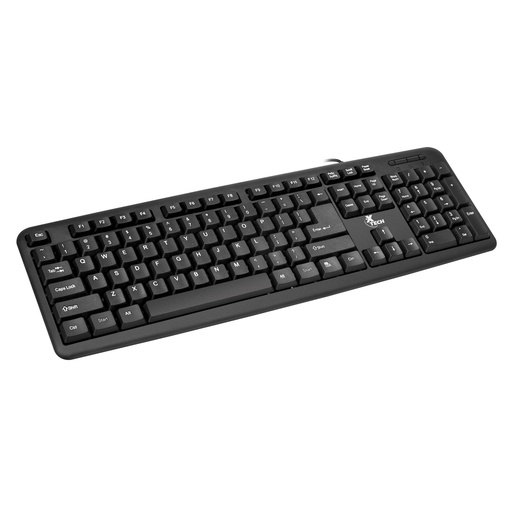 [061098] [XTK-092E] Xtech - Teclado Alambrico Usb Negro Ingles