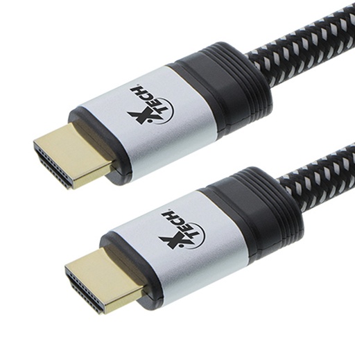[061099] [XTC-626] Xtech - Cable trenzado HDMI Macho a Hdmi Macho Alta Velocidad 3840x2160P a 60H