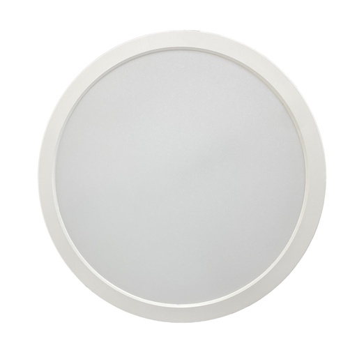 [050762] [1034SCL -6.5K] Lucerna - Lampara Panel Driver/Integrado LED Compact Lumen 34W 10" 6500K Luz Fria Redonda Superficial