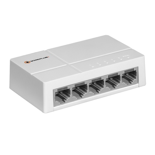 [021377] [WP-105P] Wireplus - Switch de Escritorio de 5 Puertos a  a 10/100 Mbps