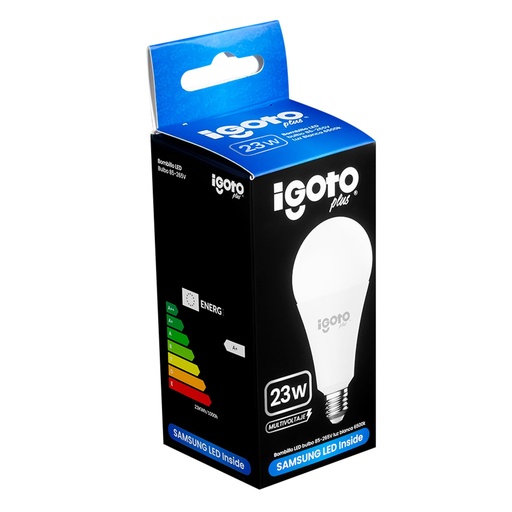 [050769] [IG-BLCS23W] Igoto - Bombillo LED Bulbo 23W 6500K Luz Fria Rosca E27