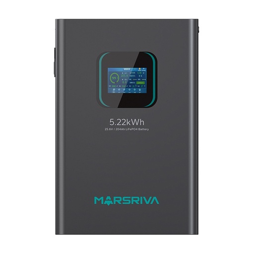 [070815] [MR-LFP24-200-WMD] Marsriva - Bateria de litio LiFePO4 de [25.6V/204AH, 5.22KWH]
