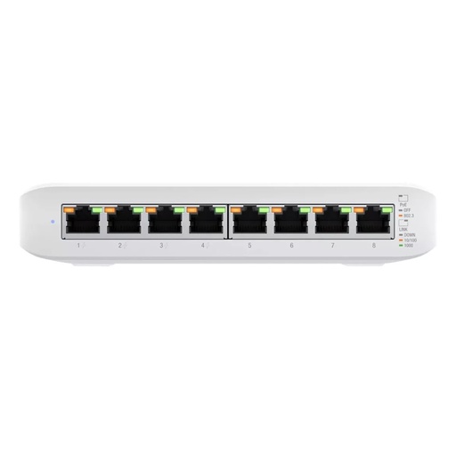 [021407] [USW-Lite-8-POE] Ubiquiti - Switch UniFi Lite Administrable PoE de 8 Puertos 10/100/1000 Mbps 4 Puertos 802.3af/at 52W