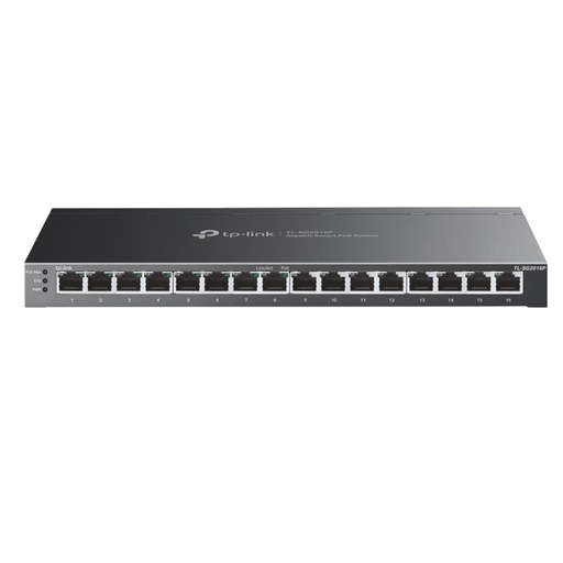 [021426] [TL-SG2016P] TP-Link - Switch Inteligente Gigabit JetStream de 16 Puertos con PoE+ de 8 Puertos