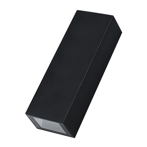 [050775] [LP-272N] Lucerna - Aplique Negro 5w Policarbonato 3k IP65 120x42x32mm   