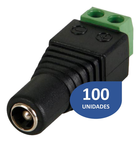 [080098] Conector 12V Hembra 2.1mm [100 Unidades]