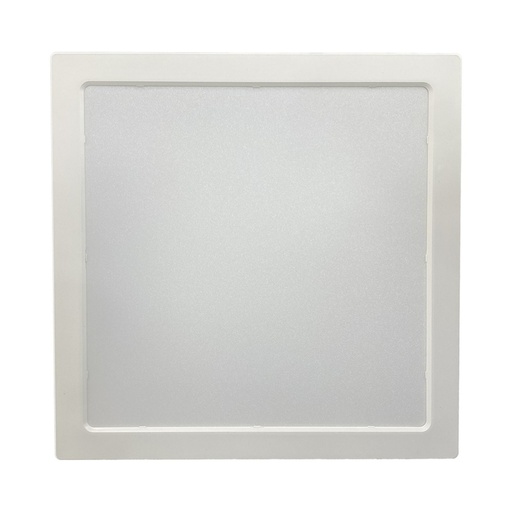 [050812] [1224SCCL-6.5K] Lucerna - Lampara Panel Driver/Integrado LED Compact Lumen 24W 10" 6500K Luz Fria Cuadrada Superficial 2280lm