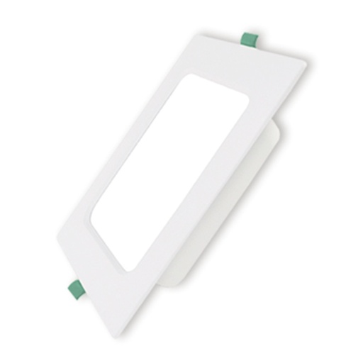 [050817] [406CCL-3CCT] Lucerna - Lampara Panel Driver/Integrado LED Compact Lumen 6W 4" 3K 4K 6.5K Tres tonos Cuadrada Empotrar 450lm