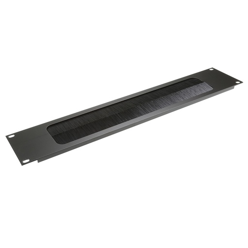 [021450] [STC-R-BP-2U] STC - Panel Organizador Pasa Cables de Cepillo 2U 19"