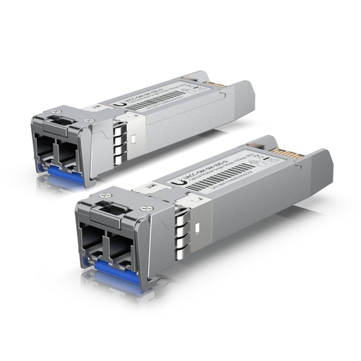 [021467] [UACC-OM-SM-10G-D-2] Ubiquiti - UFiber Módulo SFP+ 10G Transceptor MiniGibic MonoModo 10 Gbps Distancia 10 km Conectores LC [2-Pack]