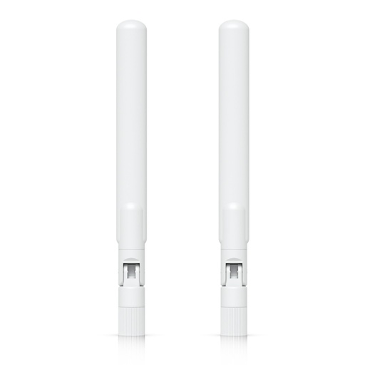[021476] [UACC-UK-Ultra-Omni-Antenna] Ubiquiti - Antenas Omnidireccionales y Stand para AP UK-ULTRA (no incluido) Incluye 2 Antenas Dual-band de 3 dBi en 2.4 Ghz y 4 dBi en 5 Ghz