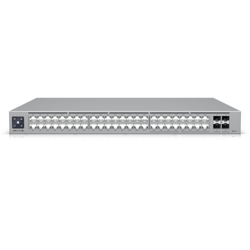 [021482] [USW-PRO-Max-48-PoE] Ubiquiti - UniFi Switch Pro Max 48 POE con Funciones Capa 3 48 Puertos (16 Puertos 2.5 GbE y 32 Puertos 1 GbE)  2 Puertos SFP+ 10G, POE++ 720W Pantalla Informativa