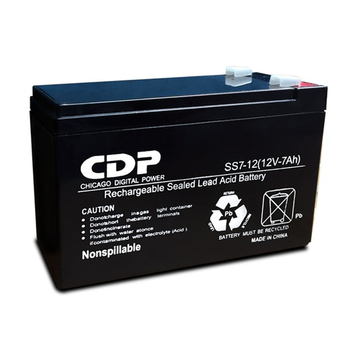 [061202] [SLB12-7] CDP - Bateria Plomo-Ácido Sellada 12V 7Ah