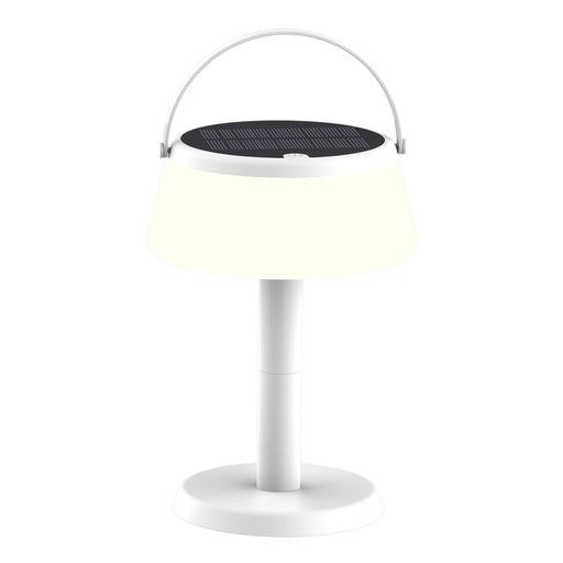 [050894] [S-NOMAD-B] Lucerna - Lampara Decorativa Solar Nomad Blanca [142mm x 200mm] Recargable 2000mAh IP44               