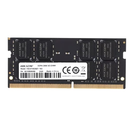 [061301] [HSC416S26Z1-16G] Hiksemi By Hikvision - Memoria Ram P/NB DDR4 16Gb 2666Mhz