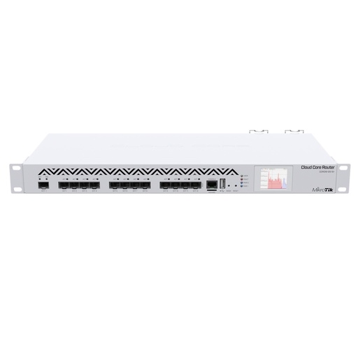 [021589] [CCR1016-12S-1S+] Mikrotik - (CCR1016-12S-1S+) Cloud Core Router 12 puertos SFP 1 SFP+ 10G con Fuente Redundante