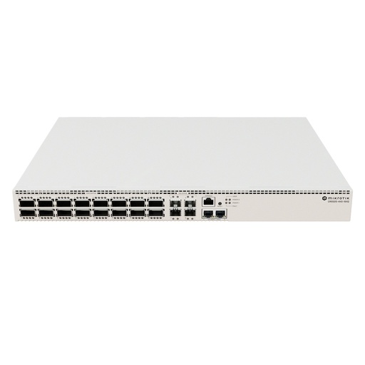 [021593] [CRS520-4XS-16XQ-RM] Mikrotik - Cloud Router Switch con 16 puertos 100 Gigabit QSFP28 (123W sin accesorios) RouterOS (solo v7)