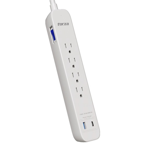 [061342] [FSP-451USBCW] Forza - Protector de Voltaje 1750W 110 / 120 4 Tomas