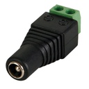 [STC-DCH-1] STC - Conector 12V Hembra 2.1mm [1 Unidad]