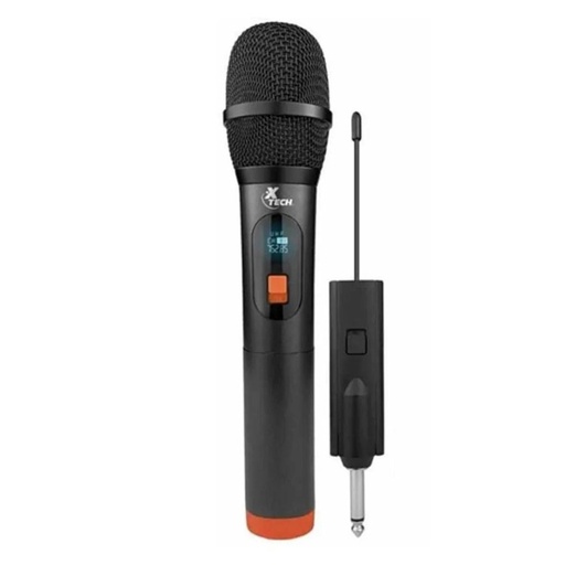 [061346] [XTS-690] Xtech - Micrófono Inalambrico de ,amp UHF con receptor cargable