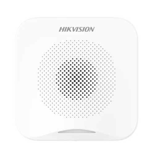 [040123] [DS-PS201-WB(O-STD)/Red] Hikvision - (AX HOME) Sirena Inalámbrica Interior Alerta Ajustable entre 80 a 95dB