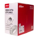 [DH-PFM920I-5EUN] Dahua - Cable UTP Categoria 5E 100% Cobre Interior Blanco 0.45MM [Caja 305 Metros]
